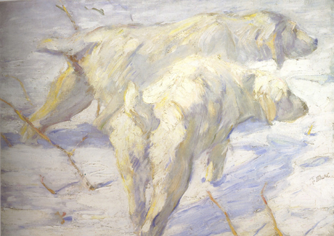 Franz Marc Siberian Sheepdogs (mk34)